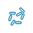 Icon representing Bacillus pyocyaneus, a type of bacteria