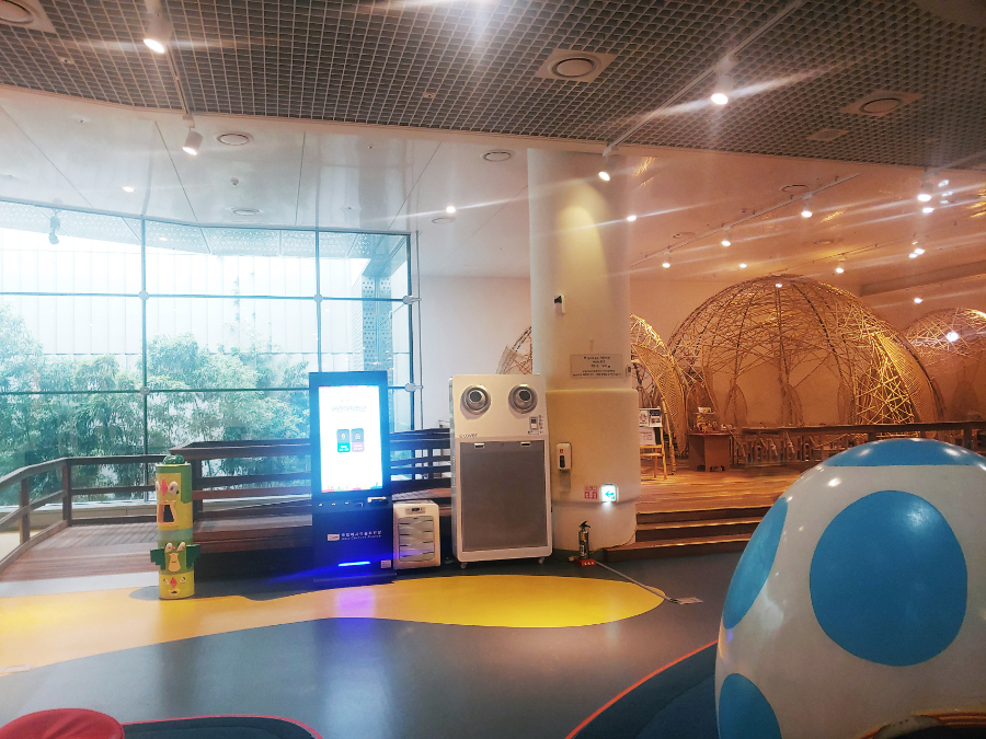 Ecover Large Capacity Air Purifier Q Series installed in children’s cultural center
