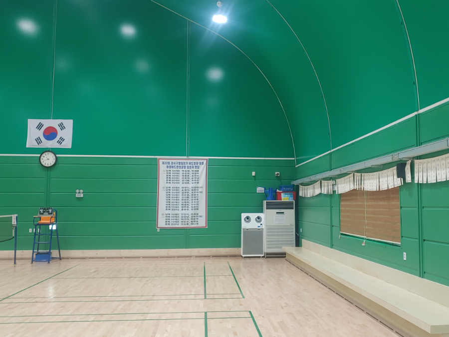 Ecover Large Capacity Air Purifier Q Series installed in sports facility