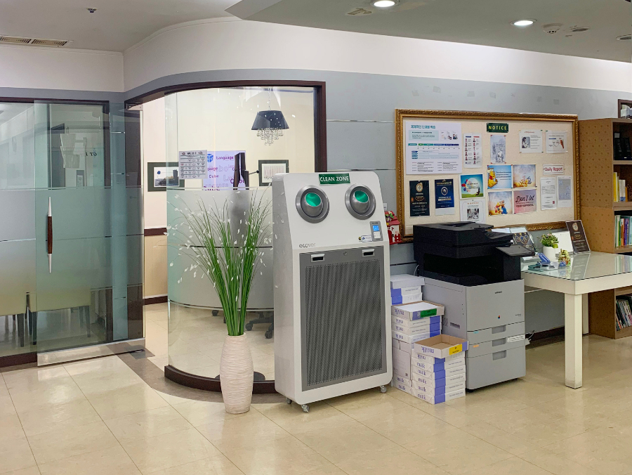 Ecover Large Capacity Air Purifier Q Series installed in educational institute